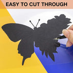 HTVRONT Black Permanent Vinyl, Silhouette, Cameo Cutters, Scrapbooking - Image 3