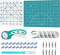 39 Pcs Rotary Cutter Set- Quilting Kit incl. 45mm Fabric Cutter by HeadleyTools