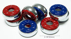 Shuffleboard Pucks w/ 2 Cans Shuffleboard Wax, Mini Dustpan and Brush - Image 2