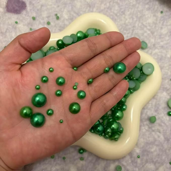 1500 PCS Flatback Half Pearls, Flatback Pearl - Image 2