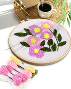 TINDTOP Punch Needle Kits, Flowers Punch Embroidery Kits - Image 7