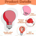 60PCS VBS 2026 Light Bulb Theme Cutouts Colorful Light Bulb Bulletin Board - Image 3