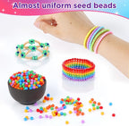 4mm Seed Beads for Jewelry Making, Funtopia 39 Colors Uniform Small Beads for - Image 5