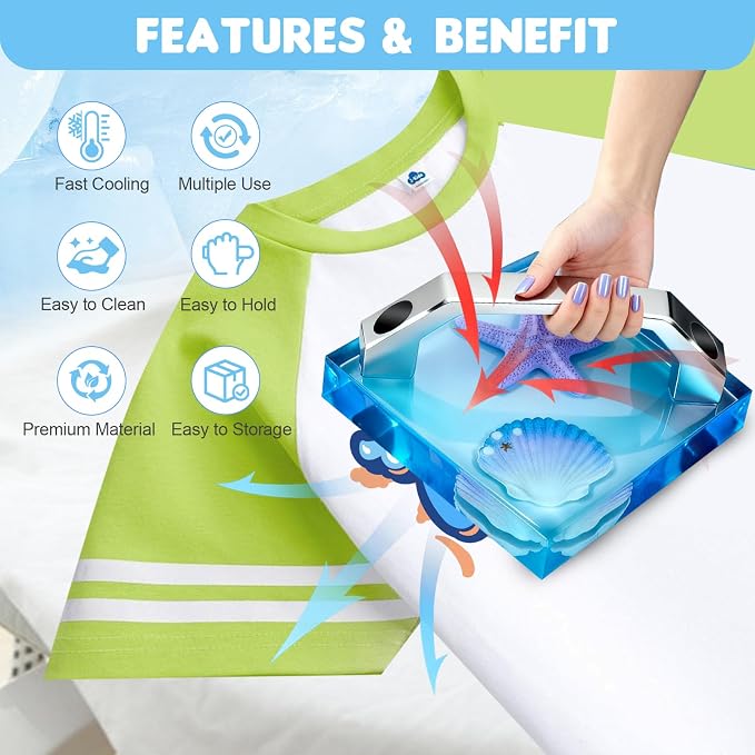 HTV Cooling Block with Handle, Craft Tool Cooler - Image 2