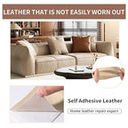 Leather Repair Patch Tape, Light Beige 17 x 61 Inches Self Adhesive Leather - Image 5