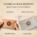 xxxHOLIC 620 Pcs Sealing Wax Beads Kit, 24 Colors - Image 3