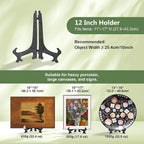 Artliving 12 Inch Plastic Display Stand, Displays Picture Frames, Tablets and - Image 3