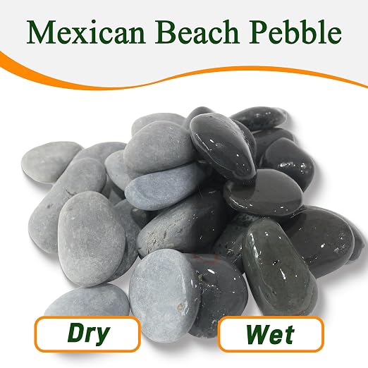 Quibbay 45 LB Mexican Beach Pebbles, 2-3 Inch Natural River Rocks, Premium - Image 3