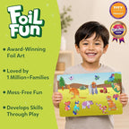 Skillmatics Foil Fun – Animals Mega Pack, No Mess Art - Image 2