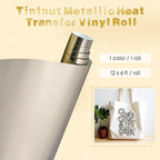 Tintnut Dark Sky Gray Holographic HTV Vinyl Roll, easy cut & weed, stretch - Image 2