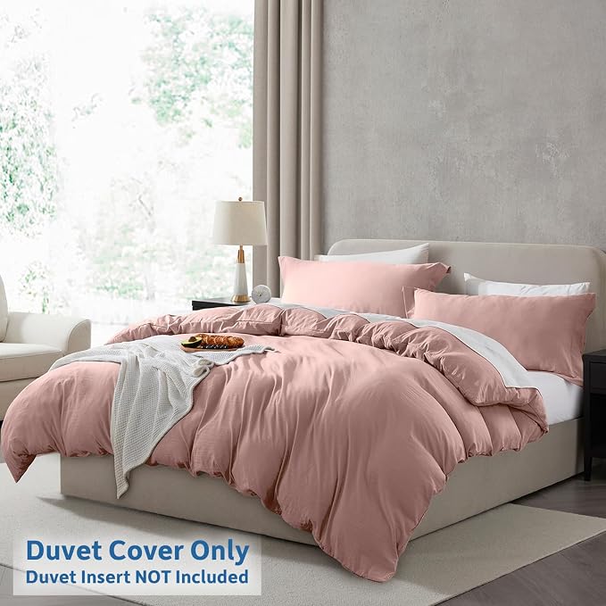 Nestl Blush Pink Duvet Cover Queen Size - Image 2