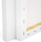 GOTIDEAL Stretched Canvas, 8x10 Inch Set of 10, Primed White - Image 5
