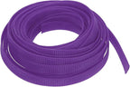 uxcell PET Expandable Sleeving 25ft 1/2" Purple Cable Management Sleeve Cord by uxcell