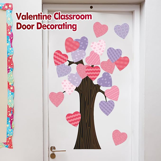 90 Pieces Heart Cutouts Paper Hearts Heart Shape Cards 5.5 Inches Large - Image 5