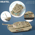 SEBUNAS 1/72 Scale M1A2 Military Tank Quick Build Model Kits United States - Image 3