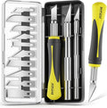 DIYSELF 16-Piece Exacto Knife Set, Craft Knife & Hobby Knife Kit, Precision by DIYSELF