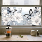 IVN Privacy Window Film 39.3x17.7 Inch Static Cling Decorative Window Film - Image 6