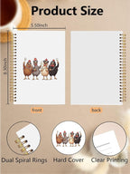 BitKan Funny Chickens Spiral Notebooks - Image 2