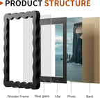 5x7 Wavy Picture Frame With Mat - Image 4