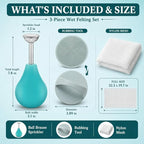 Leinuosen 3 Pcs Wet Felting Tool Set, Ball Brause Sprinkler, Rubbing Tool and - Image 2