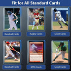 1000 Hard Plastic Card Sleeves, Premium Baseball Card Protectors, Sports Game - Image 5