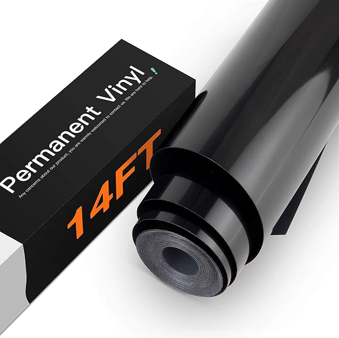 HTVRONT Black Permanent Vinyl by HTVRONT