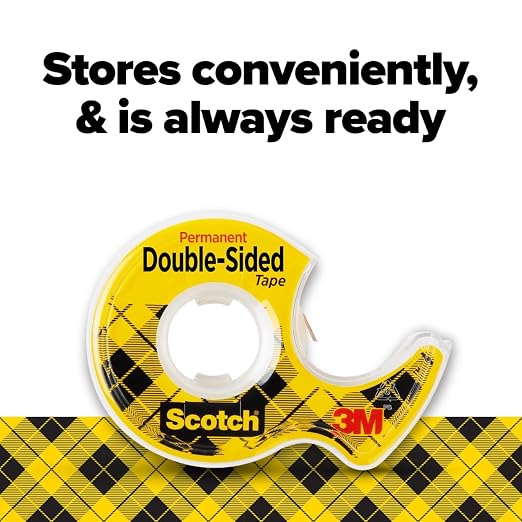 Scotch Double-Sided Tape, 1/2 in x 250 in - Image 7
