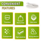 Piteno® 1200Pcs Double Sided Adhesive Dots, 0.24" Clear Removable Sticky - Image 4