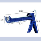 Bates- Caulking Silicone Gun, 10:1 Thrust Ratio, Hand Caulking Guns, No Drip - Image 2