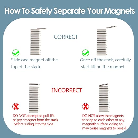 UTOMAG 30 Pcs Rectangular Neodymium Magnets - Image 8