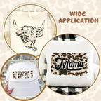 Tintnut Beige Cowhide Heat Transfer Vinyl, easy cut & weed, stretch washable - Image 5