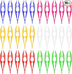ZIQON 60PCS Plastic Tweezers Beads Tweezers by ZIQON