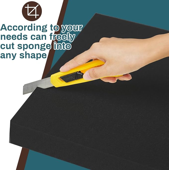 Frienda 2 Pack 3" X 24" X 24" Upholstery High Density Foam Cushion Replacement - Image 5