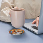 Drink Coaster Set of 6, Corgi Dog Mom Lover Gift, Leather Drink Coasters - Image 9