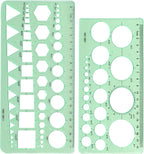 Circle Template, Digital Drawing Set, Geometric Drawings Stencils Rulers - Image 5