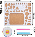 1 Set of Paper Quilling Template Board Quilling Mould - Image 2