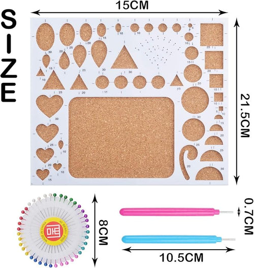 1 Set of Paper Quilling Template Board Quilling Mould - Image 2