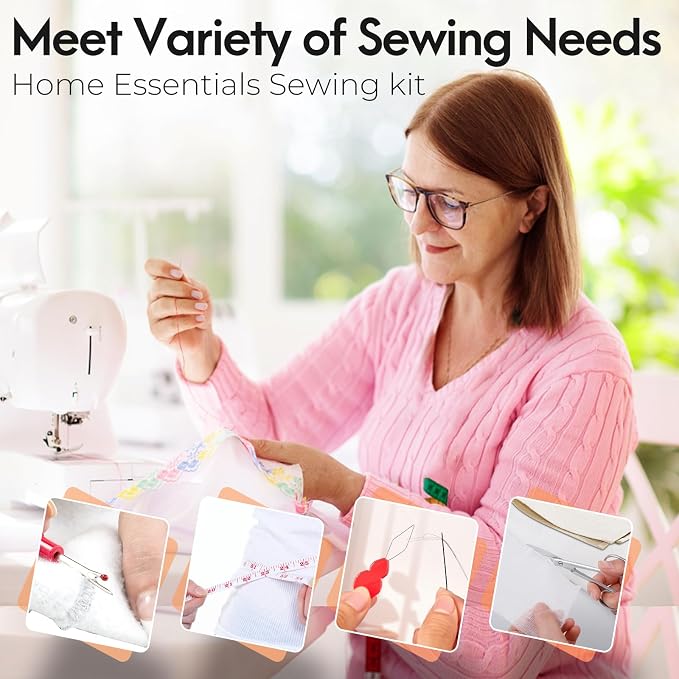 Coquimbo Sewing Kit Gifts for Adults Teen Grils Women Mom Grandma, Portable - Image 5