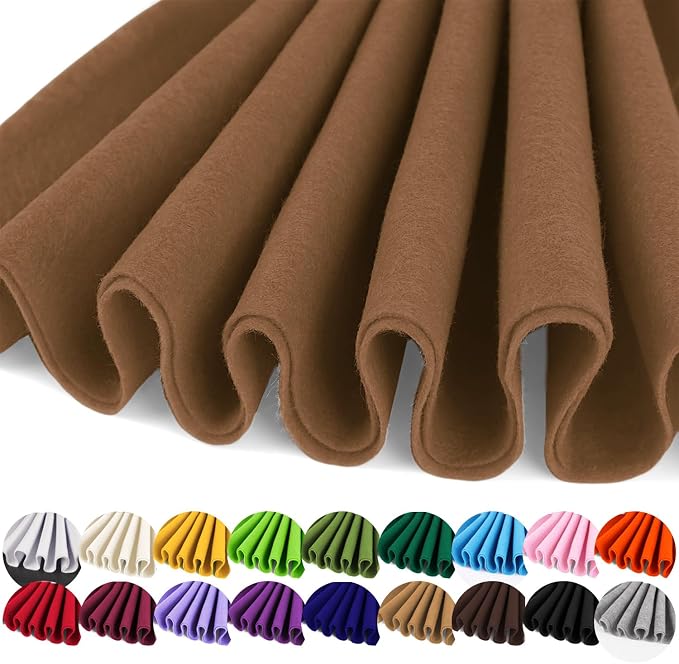 IONTACH 36" X 36" Soft Felt Fabric 1.6mm Thick | Felt Sheets by IONTACH