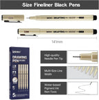 5-Piece Fineliner Pen, for Art, Writing & Bullet Journaling - Image 4