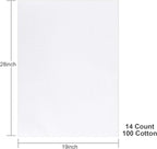 Aida Cloth 14 Count Cross Stitch Fabric, 19×28inch | 100%Cotton Uniform Neat - Image 2