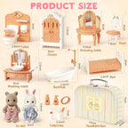 TUZT Suitcase Dollhouse Furniture Set - Image 2