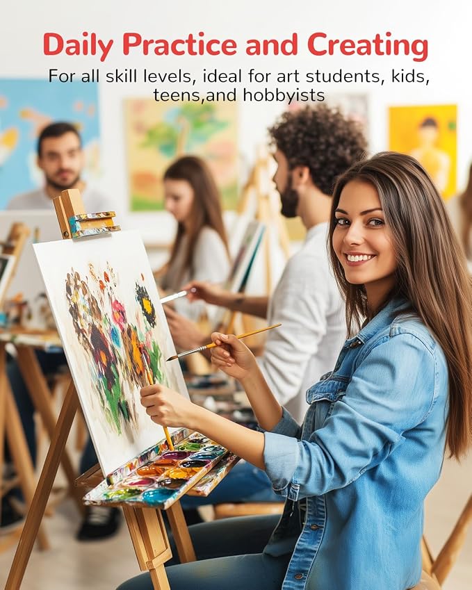 Canvas Boards for Painting 36 Pack, 11x14 Inch Blank Canvas Panels, 100% Cotton - Image 5