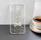 150Pcs Mini Dried Pressed White Baby's Breath Flowers 1-10cm Bulk - Image 2