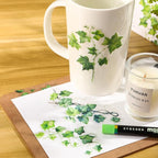 120 Pcs Botanical Leaf PET Stickers - Image 5