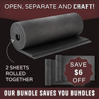2-Pack Shape Retention EVA Cosplay Foam - 6mm Thick 14x39 inch High Density EVA - Image 2
