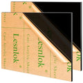Lesnlok 12 x 12 Black Transparent Acrylic Sheet 1/4 inch Thick 6mm Cast by Lesnlok