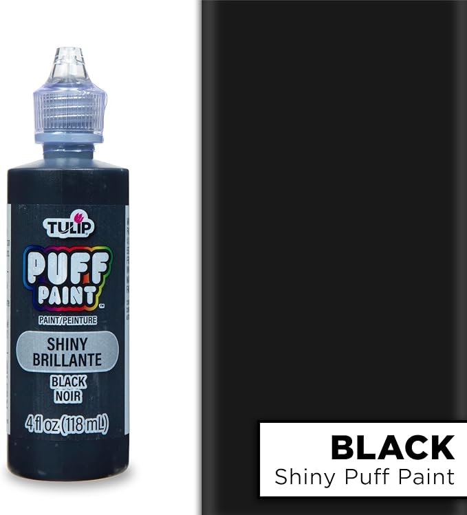 Tulip 41401 Dimensional Fabric Paint 4oz Slick Black - Image 2