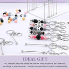 Tondiamo 24 Pcs Beadable Keychain Bars Bulk Beads - Image 5