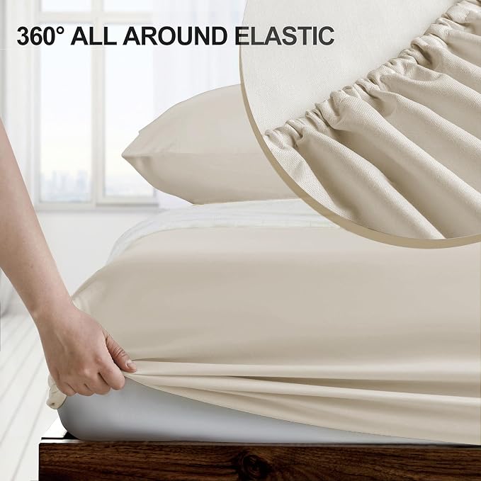 FreshCulture California King Fitted Sheet Only - Image 3